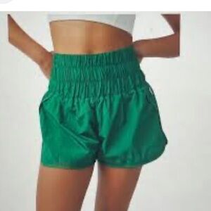 Free People movement The Way Home Shorts light green NWOT #75 50% off w bundle L